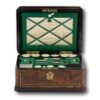 Overview of the Hausburg Sewing Box with the lid up