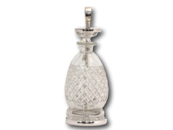 Side of the Hukin & Heath Decanter Tantalus Set