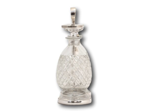 Side of the Hukin & Heath Decanter Tantalus Set