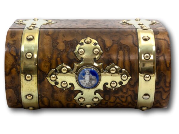 Top of the Hungarian Ash Stationery Box