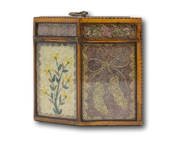 Rear of the Paper Scroll tea caddy