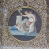 Close up of the coloured panel