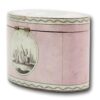 Rear overview of the Georgian Pink Spa Tea Caddy