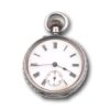 Overview of the silver pocket watch