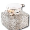 Close up of the inkwell sterling silver hallmarks