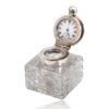 Overview of the inkwell with the pocket watch sowing