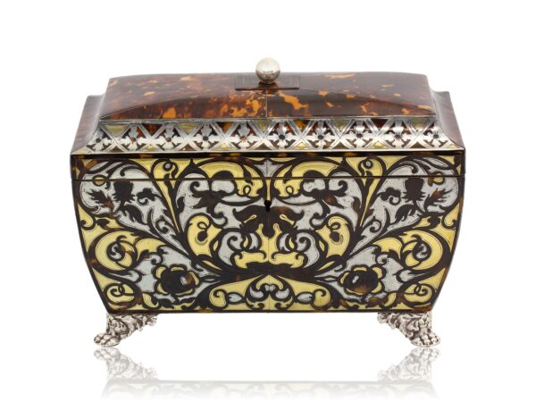 Overview of the Regency Tortoiseshell Tea Chest