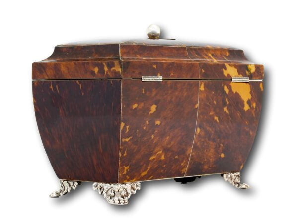 Rear overview of the Regency Tortoiseshell Tea Chest