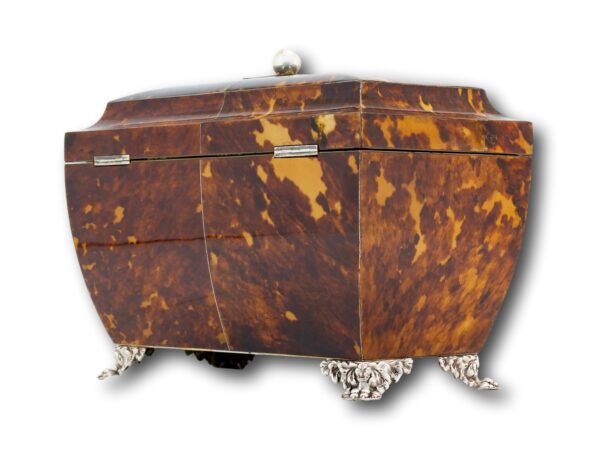 Rear overview of the Regency Tortoiseshell Tea Chest