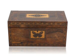 Overview of the Victorian Tunbridge Ware Tea Chest