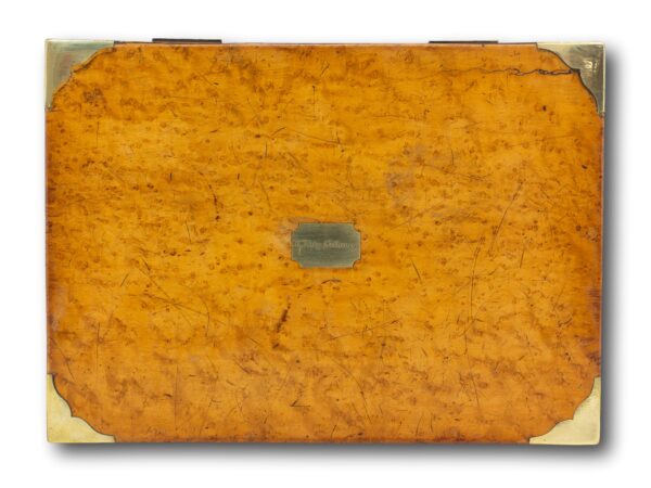 Top of the Birdseye Maple Jewellery Box