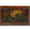 Rear of the painted tea caddy