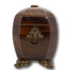 Side of the Rosewood Tea Caddy