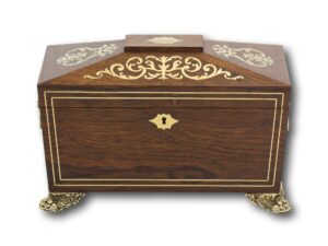 Overview of the Rosewood Tea Caddy