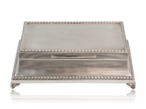 Overview of the sterling silver cigar box