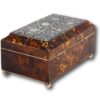 Rear overview of the Regency Tortoiseshell and Mother of Pearl Jewellery Box