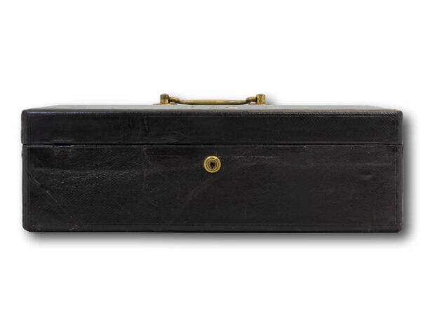 Front of the Black Leather Dispatch Box