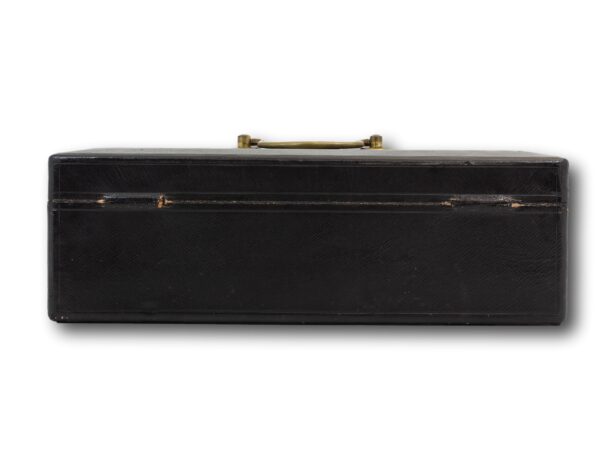 Rear of the Black Leather Dispatch Box