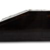 Side of the Coromandel & Silver Writing Box by Betjemann with the key fitted