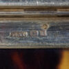 Close up of the silver hallmarks