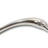Close up of the swan head on the Christofle spoon.