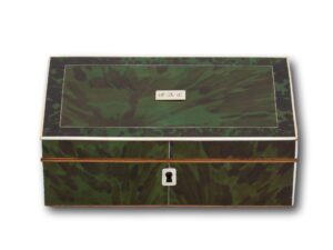 Front of the Green Tortoiseshell Work Box