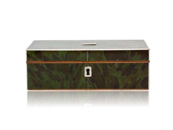 Front of the Green Tortoiseshell Work Box