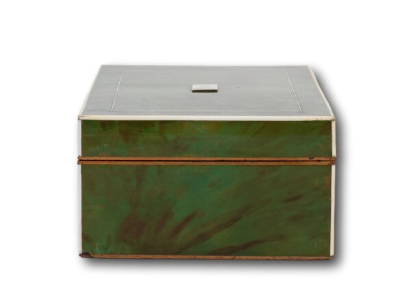 Side of the Green Tortoiseshell Work Box