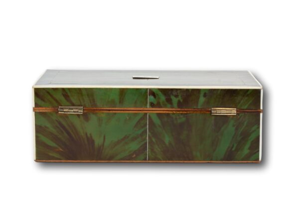 Rear of the Green Tortoiseshell Work Box