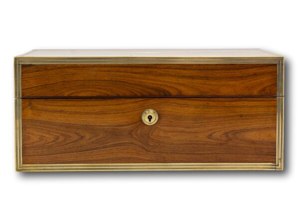 Front of the Antique Kingwood Jewellery Box by Lund