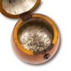 View of the interior of the Pear Tea Caddy