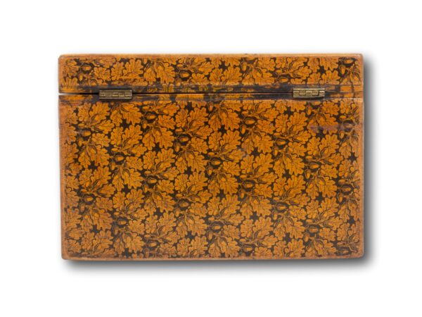 Rear of the Scottish Mauchline Ware Tea Caddy