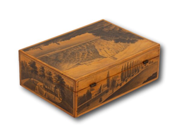 Rear overview of the Spa Sewing Box