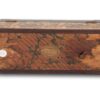 Base of the Tunbridge Ware Musical Jewellery Box showing the makers label