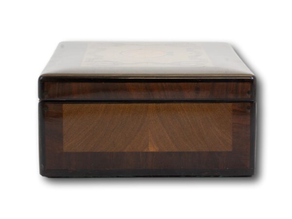 Side of the Continental Palm Coconut Wood Box