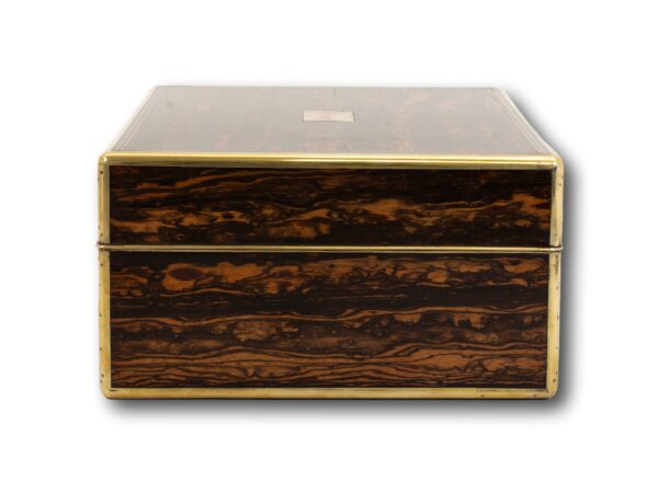 Side of the Unusual Calamander Jewellery Box