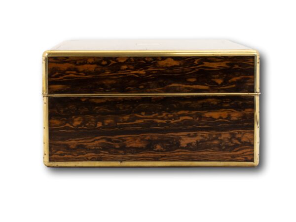 Side of the Unusual Calamander Jewellery Box