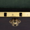 Close up of the Bramah lock plate