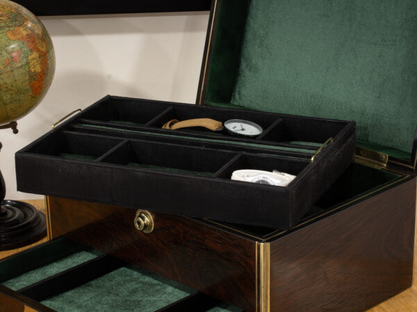 Close up of the Jewellery Box fitted in a decorative setting