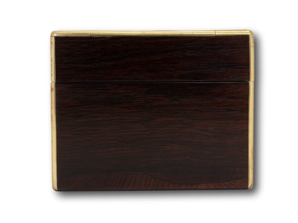 Side of the Antique Rosewood Jewellery Box
