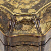 Close up of the shaped box and decoration