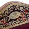 Close up of the eagle family crest on the front of the Rear of the Antique Boulle Photo Frame Vickery