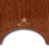 Close up of the J. C. Vickery makers mark on the rear of the Rear of the Antique Boulle Photo Frame Vickery