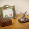 Antique Boulle Photo Frame Vickery in a decorative lifestyle shot