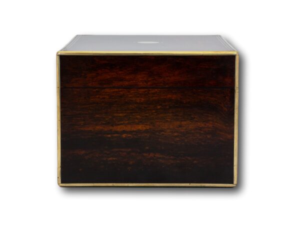 Side of the Antique Coromandel Jewellery Box Austin Dublin