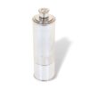 Rear overview of the Novelty Silver Plate Telescope Flask