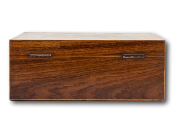Rear of the Antique Rosewood Sewing Box