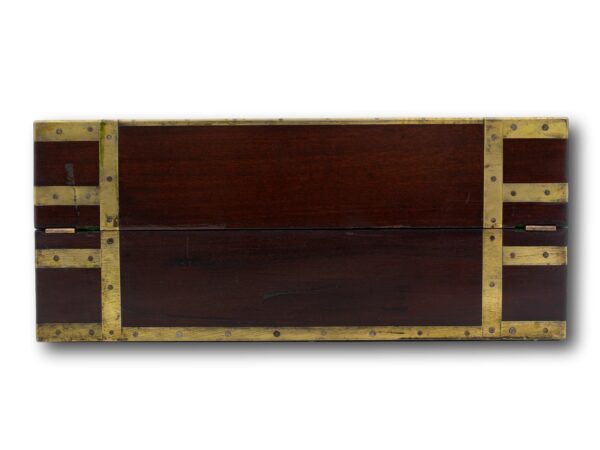 Rear of the Captains Campaign Military Writing Box Compendium