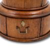 Close up of the bottom drawer and kite mark on the Country House Oak Letter Box Rodrigues