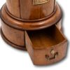 View of the drawer open on the Country House Oak Letter Box Rodrigues